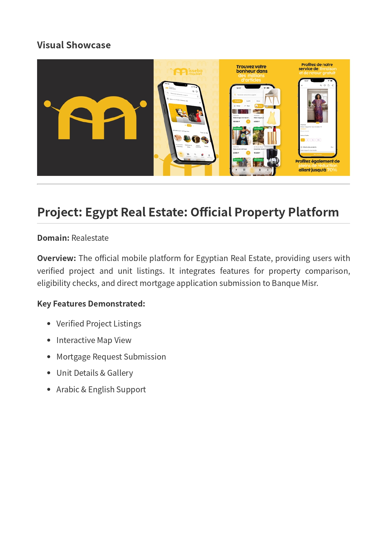 Egypt Real Estate Official Property Platform by SwiftCore Solutions